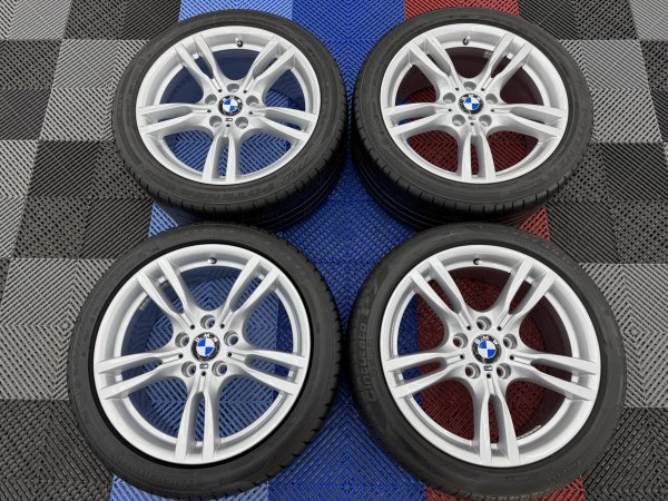 Used 18 Inch Genuine BMW Style 400 M Sport F30 3 4 Series Alloy Wheels, Wider Rears, Fully Refurbished Inc Runflat Tyres 5x120
