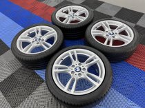 Used 18 Inch Genuine BMW Style 400 M Sport F30 3 4 Series Alloy Wheels, Wider Rears, Fully Refurbished Inc Runflat Tyres 5x120