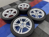 Used 18 Inch Genuine BMW Style 400 M Sport F30 3 4 Series Alloy Wheels, Wider Rears, Fully Refurbished Inc Runflat Tyres 5x120
