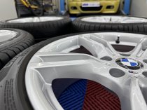 Used 18 Inch Genuine BMW Style 400 M Sport F30 3 4 Series Alloy Wheels, Wider Rears, Fully Refurbished Inc Runflat Tyres 5x120