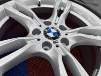 Used 18 Inch Genuine BMW Style 400 M Sport F30 3 4 Series Alloy Wheels, Wider Rears, Fully Refurbished Inc Runflat Tyres 5x120
