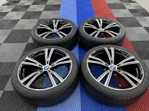 Used 19 Inch Genuine Bmw Style 793 Individual G20 3 Series Alloy Wheels, Fully Refurbished, Wide Rear, Inc Runflat Tyres (New Rears) 5x112