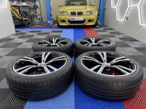 Used 19 Inch Genuine Bmw Style 793 Individual G20 3 Series Alloy Wheels, Fully Refurbished, Wide Rear, Inc Runflat Tyres (New Rears) 5x112