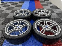 Used 19 Inch Genuine BMW Style 313 M Sport Alloy Wheels, Fully Refurbished, Wide Rear Inc Tyres 5x120