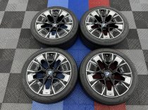 Used 20 Inch Genuine BMW IX3 G08 Style 890 M Alloy Wheels, VGC, Wider 9.5 Inch Rears Including Tyres And TPMS, 5x112