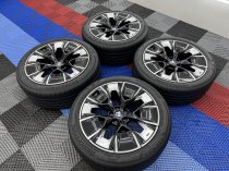 Used 20 Inch Genuine BMW IX3 G08 Style 890 M Alloy Wheels, VGC, Wider 9.5 Inch Rears Including Tyres And TPMS, 5x112