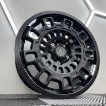 New 17 Inch AXE EX38 Alloy Wheels In Satin Black 1150kg, Citreon Dispatch, Peugeot Expert, Toyota Proace, Vauxhall Vivaro C 5x108