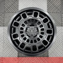 New 17 Inch AXE EX38 Alloy Wheels In Satin Black 1150kg, Citreon Dispatch, Peugeot Expert, Toyota Proace, Vauxhall Vivaro C 5x108