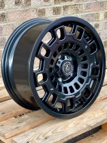 New 17 Inch AXE EX38 Alloy Wheels In Satin Black 1150kg, Mercedes Vito, VW Transporter T4 5x112