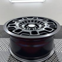 New 17 Inch AXE EX38 Alloy Wheels In Satin Black 1150kg, Ford Transit Custom Gen 2, VW Transporter T7 6x120