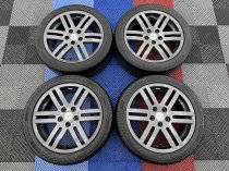 Used 17 Inch Genuine VW Caddy 2K Sportline Alloy Wheels, Fully Refurbished in Gloss Gunmetal with Tyres 5x112
