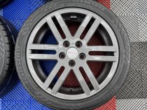 Used 17 Inch Genuine VW Caddy 2K Sportline Alloy Wheels, Fully Refurbished in Gloss Gunmetal with Tyres 5x112