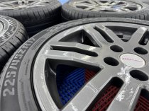 Used 17 Inch Genuine VW Caddy 2K Sportline Alloy Wheels, Fully Refurbished in Gloss Gunmetal with Tyres 5x112