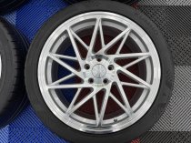 New 20 Inch Veemann V-FS35 Alloy Wheels In Silver Machined With Used Kumho Tyres For Vw Transporter T5 T6 5x120