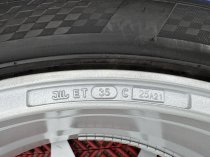 New 20 Inch Veemann V-FS35 Alloy Wheels In Silver Machined With Used Kumho Tyres For Vw Transporter T5 T6 5x120