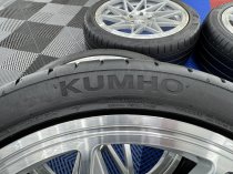 New 20 Inch Veemann V-FS35 Alloy Wheels In Silver Machined With Used Kumho Tyres For Vw Transporter T5 T6 5x120
