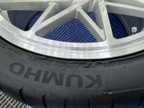 New 20 Inch Veemann V-FS35 Alloy Wheels In Silver Machined With Used Kumho Tyres For Vw Transporter T5 T6 5x120
