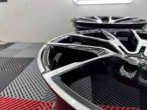 New 19 Inch Type 728 Alloy Wheels in Gloss Black With Polished Face And Wider 9.5" Rears 5x120