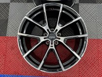 New 19 Inch Type 728 Alloy Wheels in Gloss Black With Polished Face And Wider 9.5" Rears 5x120