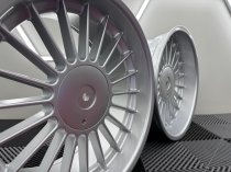 New 18 Inch , Alpin Classic Style Alloy Wheels In Silver With Deep Dish And Deeper 9.5" Rears 5x120