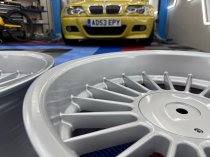 New 18 Inch , Alpin Classic Style Alloy Wheels In Silver With Deep Dish And Deeper 9.5" Rears 5x120