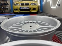 New 18 Inch , Alpin Classic Style Alloy Wheels In Silver With Deep Dish And Deeper 9.5" Rears 5x120