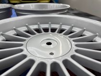 New 18 Inch , Alpin Classic Style Alloy Wheels In Silver With Deep Dish And Deeper 9.5" Rears 5x120