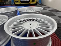 New 18 Inch , Alpin Classic Style Alloy Wheels In Silver With Deep Dish And Deeper 9.5" Rears 5x120