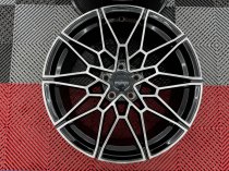 New 19 Inch Type 826 Comp Style Alloy Wheels in Gloss Black With Polished Face And Wider 9.5″ Rears 5x120