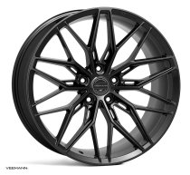 New 19 Inch Veemann MF-Z5 Flow Formed Alloy Wheels in Gloss Black with Deeper Concave 9.5″ Rear Option 5x112