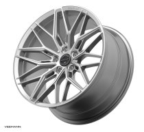 New 19 Inch Veemann MF-Z5 Flow Formed Alloy Wheels in Silver Machined with Deeper Concave 9.5" Rear Option 5x112