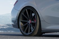 New 19 Inch Veemann MF-Z1 Flow Formed Alloy Wheels in Gloss Black with Deeper Concave 9.5" Rear Option 5x112