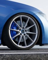 New 19 Inch Veemann MF-Z1 Flow Formed Alloy Wheels in Silver Machined with Deeper Concave 9.5" Rear Option 5x112