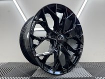 New 18 Inch Venom-R Style Alloy Wheels In Gloss Black Load Rated 1000kg Ford Transit Custom 5x160