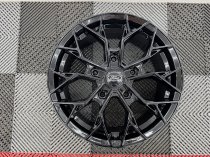 New 18 Inch Venom-R Style Alloy Wheels In Gloss Black Load Rated 1000kg Ford Transit Custom 5x160