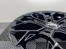 New 18 Inch Venom-R Style Alloy Wheels In Gloss Black Load Rated 1000kg Ford Transit Custom 5x160