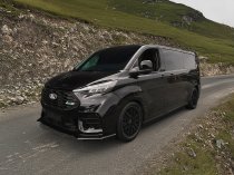 New 18 Inch AXE EX48T Alloy Wheels In Gloss Black Load Rated 1150KG, Ford Transit Custom Gen 2, VW Transporter T7 6x120