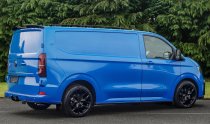 New 20 Inch AXE EX47T Alloy Wheels In Gloss Black, 1250kg Load Rated, Ford Transit Custom, VW Transporter T7 6x120