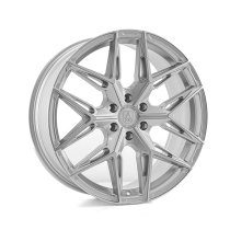 New 20 Inch AXE EX47T Alloy Wheels In Gloss Silver Polished, 1250kg Load Rated, Ford Transit Custom, VW Transporter T7 6x120