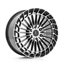 New 20 Inch AXE EX45 Alloy Wheels In Gloss Black Polished, 1150kg Load Rated, Ford Transit Custom, VW Transporter T7 6x120