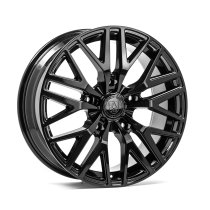 New 20 Inch AXE EX30T Alloy Wheels In Gloss Black, 1125kg Load Rated, Ford Transit Custom 5x160