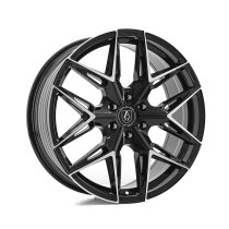 New 20 Inch AXE EX47T Alloy Wheels In Gloss Black Polished, 1250kg Load Mercedes Sprinter / VW Crafter Vans 6x130