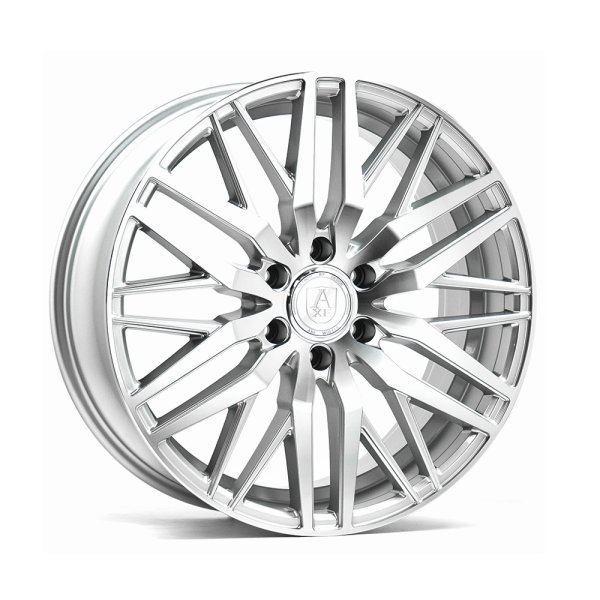 New 19 Inch AXE EX30T Alloy Wheels In Gloss Silver Polished, 1100kg Load Rated, Ford Transit Custom Gen 2, VW Transporter T7 6x120
