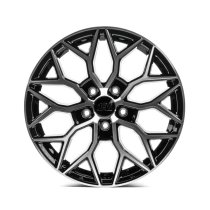 New 18 Inch 1AV ZX12T Alloy Wheels In Gloss Black Polished, 1125kg Load Rated, Ford Transit Custom Gen 1 5x160