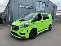 New 20 Inch 1AV ZX11T Alloy Wheels In Gloss Black, 1100kg Load Rated, Ford Transit Custom 5x160