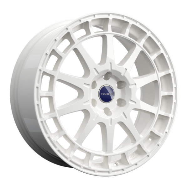 New 18 Inch Cades RZ Alloy Wheels In White, 1000kg Load Rated, Ford Transit Custom Gen 2, VW Transporter T7 6x120