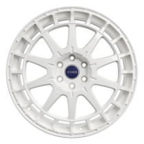 New 18 Inch Cades RZ Alloy Wheels In White, 1000kg Load Rated, Ford Transit Custom Gen 2, VW Transporter T7 6x120