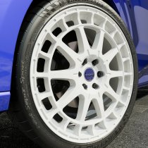 New 18 Inch Cades RZ Alloy Wheels In White, 1000kg Load Rated, Ford Transit Custom Gen 2, VW Transporter T7 6x120