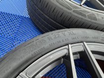 New 22 Inch Veemann VC520 Alloy Wheels In Dark Graphite Machines With Deeper Concave 12" Rears Fitted With Good Continental Part Worn Tyres 5x120