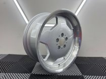 New 18 Inch AM Aero Style Alloy Wheels In Silver With Polished Deep Dish, 5x112